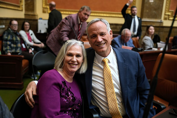 Kay Christofferson and his wife Suzanne
